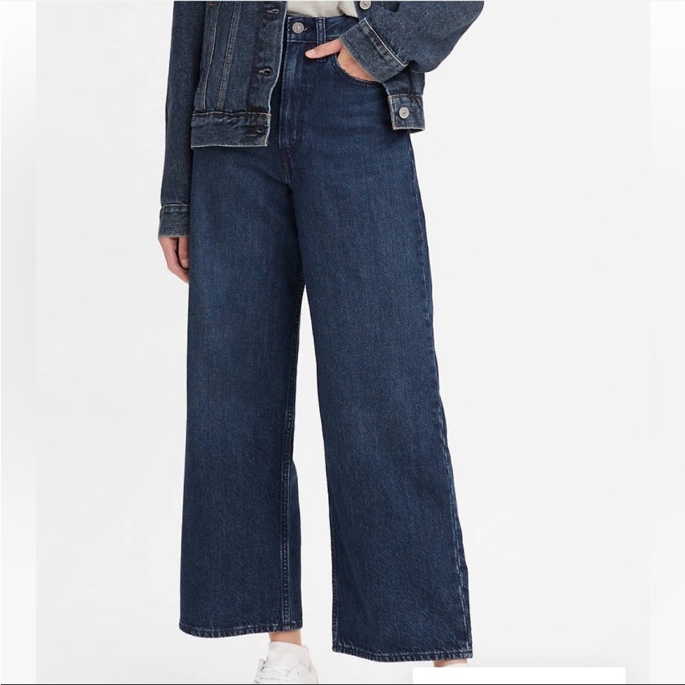 LEVI'S WELLTHREAD HIGH LOOSE JEANS Denim Sequoia Sun